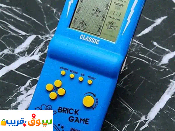 جهاز ألعاب أطفال أزرق كبير 🕹️ متعة 7 ألعاب مسلية |...