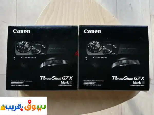 IN STOCK Canon PowerShot G7 X Mark III Digital Camera— Black & Silver
