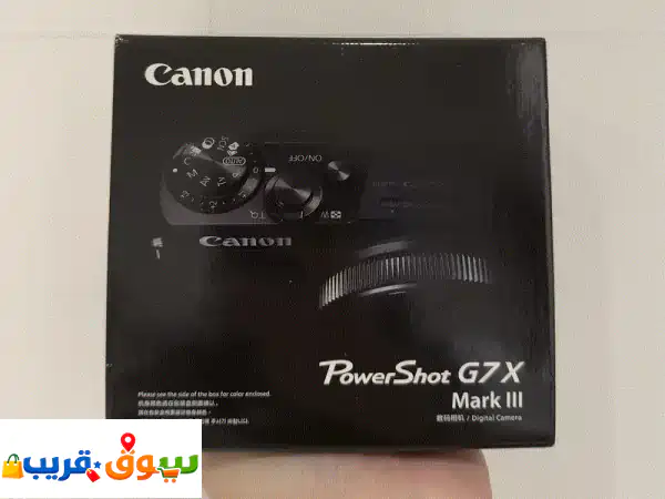 كاميرا Canon G7X Mark III 4K | تصوير احترافي وفلوجات 20.1MP