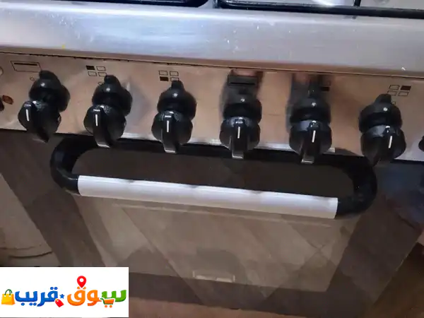 فرصة مميزة! بوتجاز 4 شعلة ستانلس ستيل (فرن،...