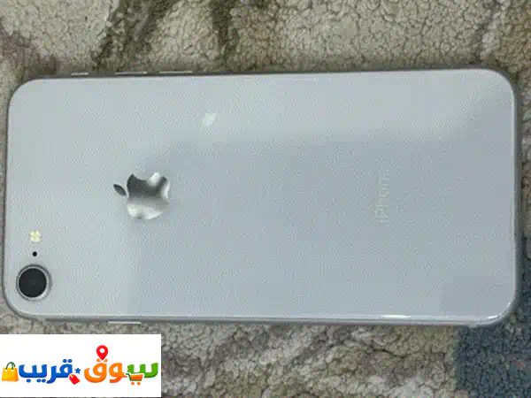 للبيع آيفون 8 أبيض كريستالي 64GB | بطارية 92% | سعر مغري...