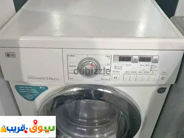 فرصة لا تعوض! غسالة ونشافة LG 2in1 متكاملة | سعة 52.5 كجم...