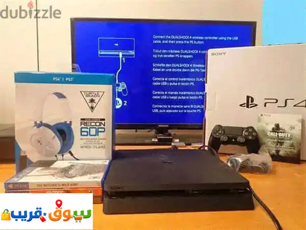 🎮 بلايستيشن 4 سوني 1TB معتمد من Geek Squad | أقساط 8 و 12 شهر