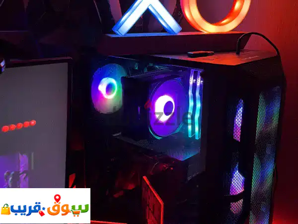 🔥 فرصة لا تعوّض! كمبيوتر جيمنج احترافي (Ryzen 5 3600X | GTX...