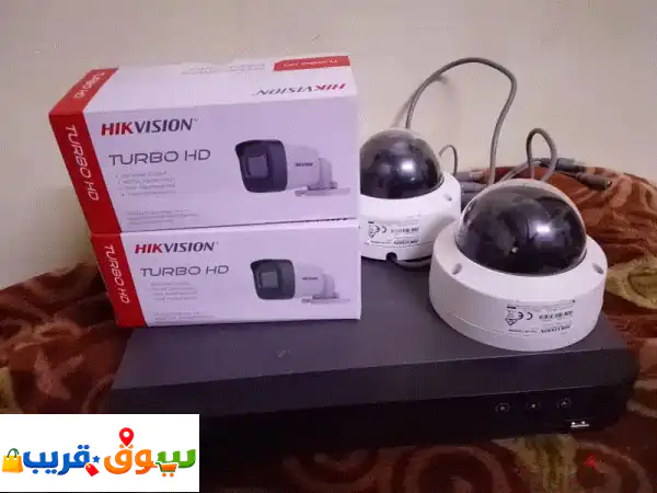 نظام كاميرات مراقبة هيكفيجن متكامل 4 قنوات |...