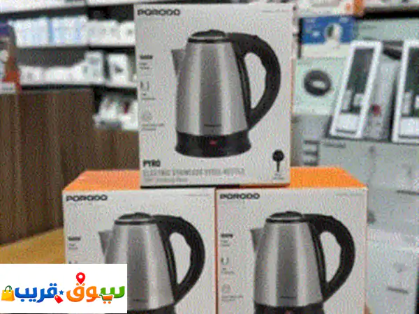 غلاية كهربائية من بورودو ستانلس ستيل بسعة ⁦⁦1.8⁩⁩...