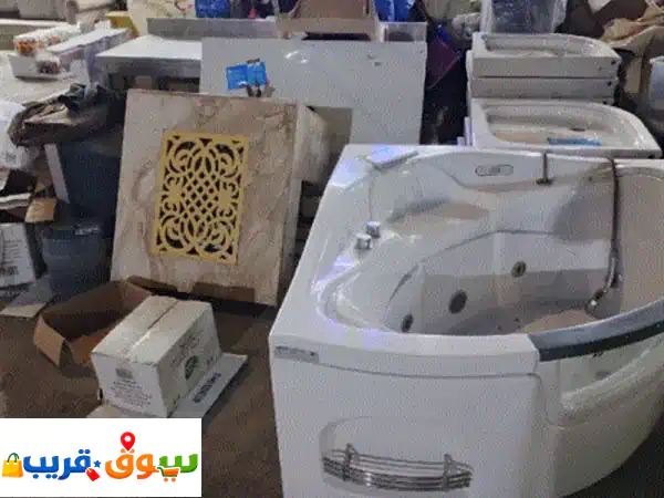 بضاعة مشكلة مستودعين بالكامل مواد صحية على أواني مطاعم ومخابز ومطابخ على عدة على أدوات على الدمام ...