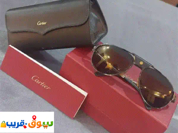 نظارة شمسيه كارتير cartier أصليه اصدار خاص. اطار...