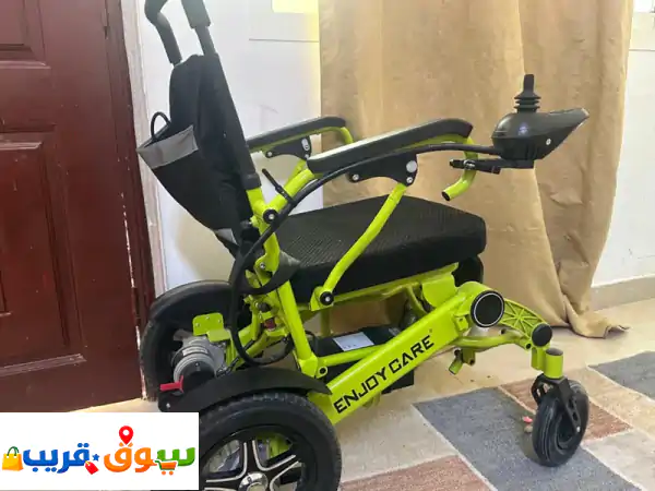كرسي كهربائي قابل للطي جديد بدون كرتونة للبيع