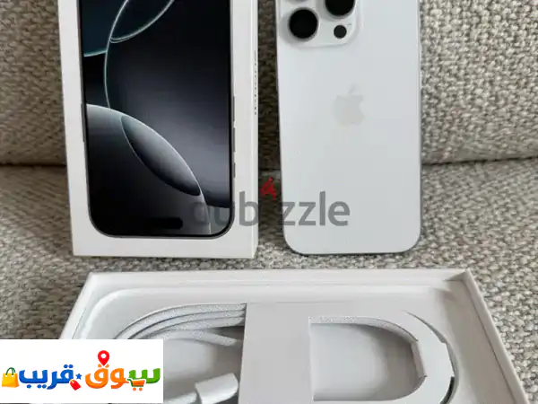 iPhone 16 Pro 256 GB White Titanium  Telegram lD: @Youssefhassan66