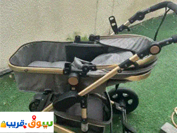 فرصة لا تُعوّض! عرباية بيبي شبه جديدة 🌟 استعمال...