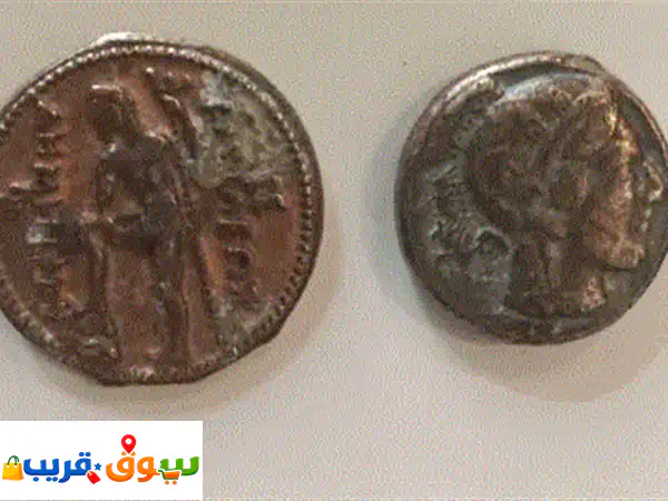 عملتين من العصر الروماني لبطليموس الأول البيع...