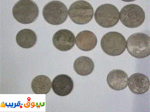 للبيع مجموعة عملات معدنية سعودية قديمة ونادرة...