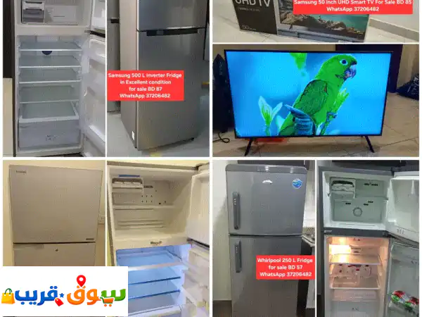 Samsung 500 L inverter Fridge & other items for sale with Delivery