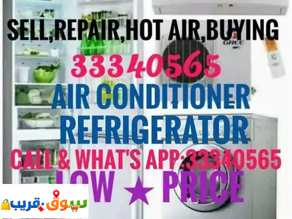 Ac Sale,Fixing,Service,Hot Air,Clean,Shift,Gas,Buying & Fridge Repair