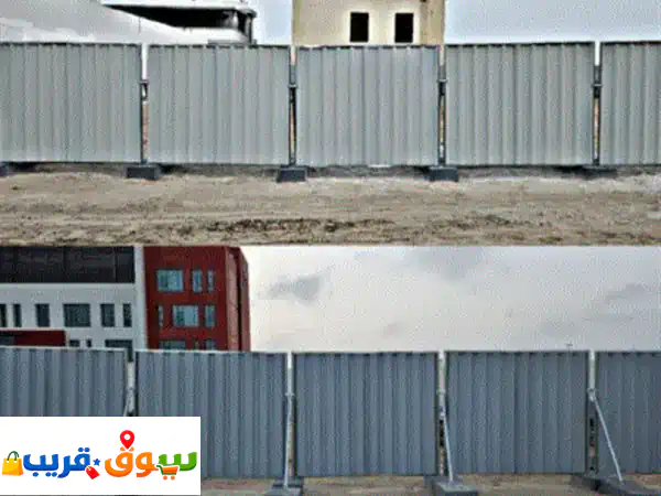 سياج جداري مؤقت للبيع (2*2 متر) مع خدمة التوصيل الى جميع أنحاء الامارات