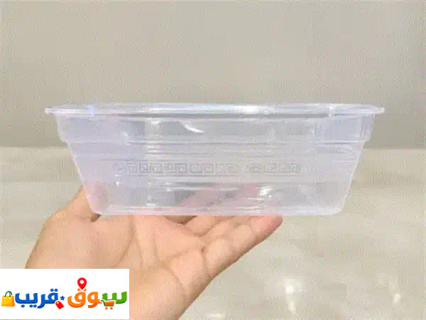 علبة البلاستيكية الشفافة علب الطعام 1500 cc مثالية لتخزين وتغليف الطعام مثل وجبات المطاعم أو ...