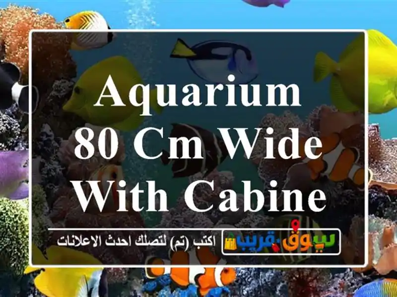 aquarium 80 cm wide With cabinet