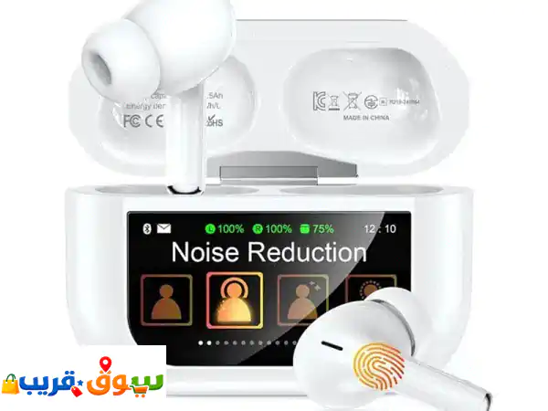 Brand New Wireless Earbuds Touch Screen Case ANC Bluetooth 5.4  9 OMR