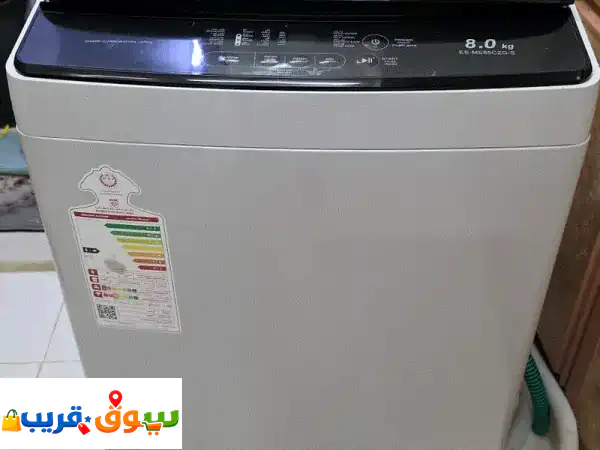 sharp 8 kg top load washer